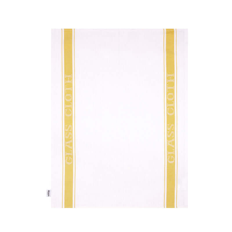 Love Colour - Cotton Linen Glass Cloth - Ochre by Dexam