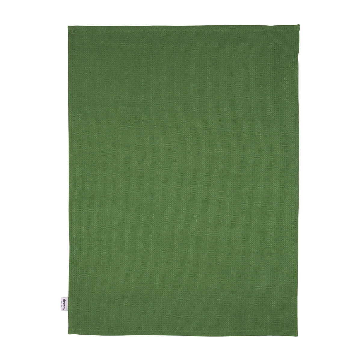 Tea Towels - Set Of 2 Recycled Cotton in Green by Dexam