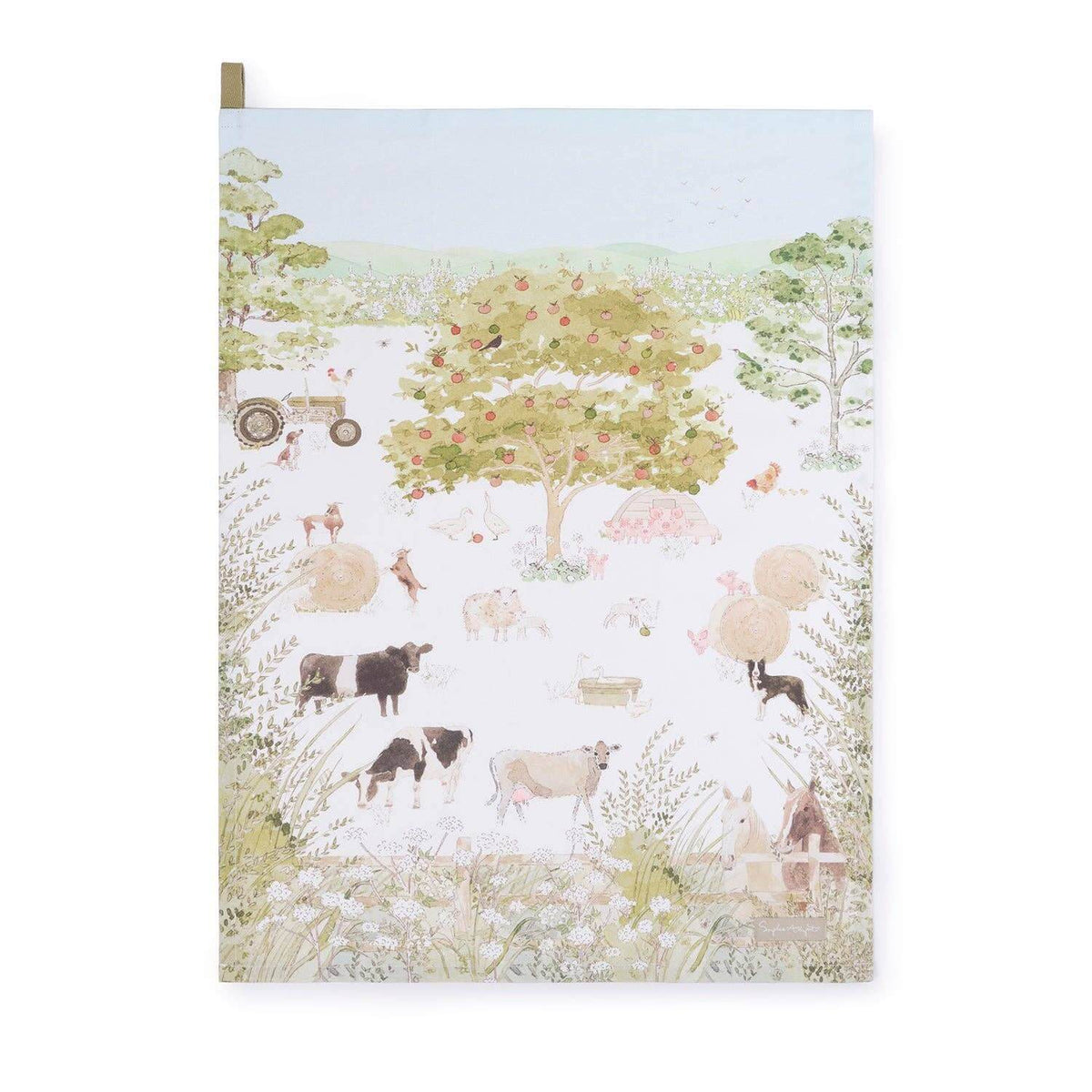 Tea Towel - Farm Friends Scene - Sophie Allport
