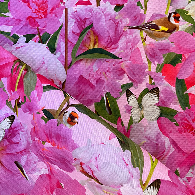 Peony Crush Tea Towel by Michael Angove