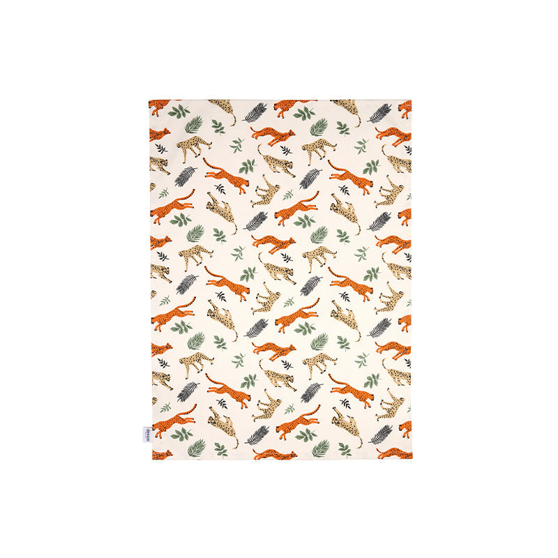 Set of 2 Tea Towels - Leopards by Dexam