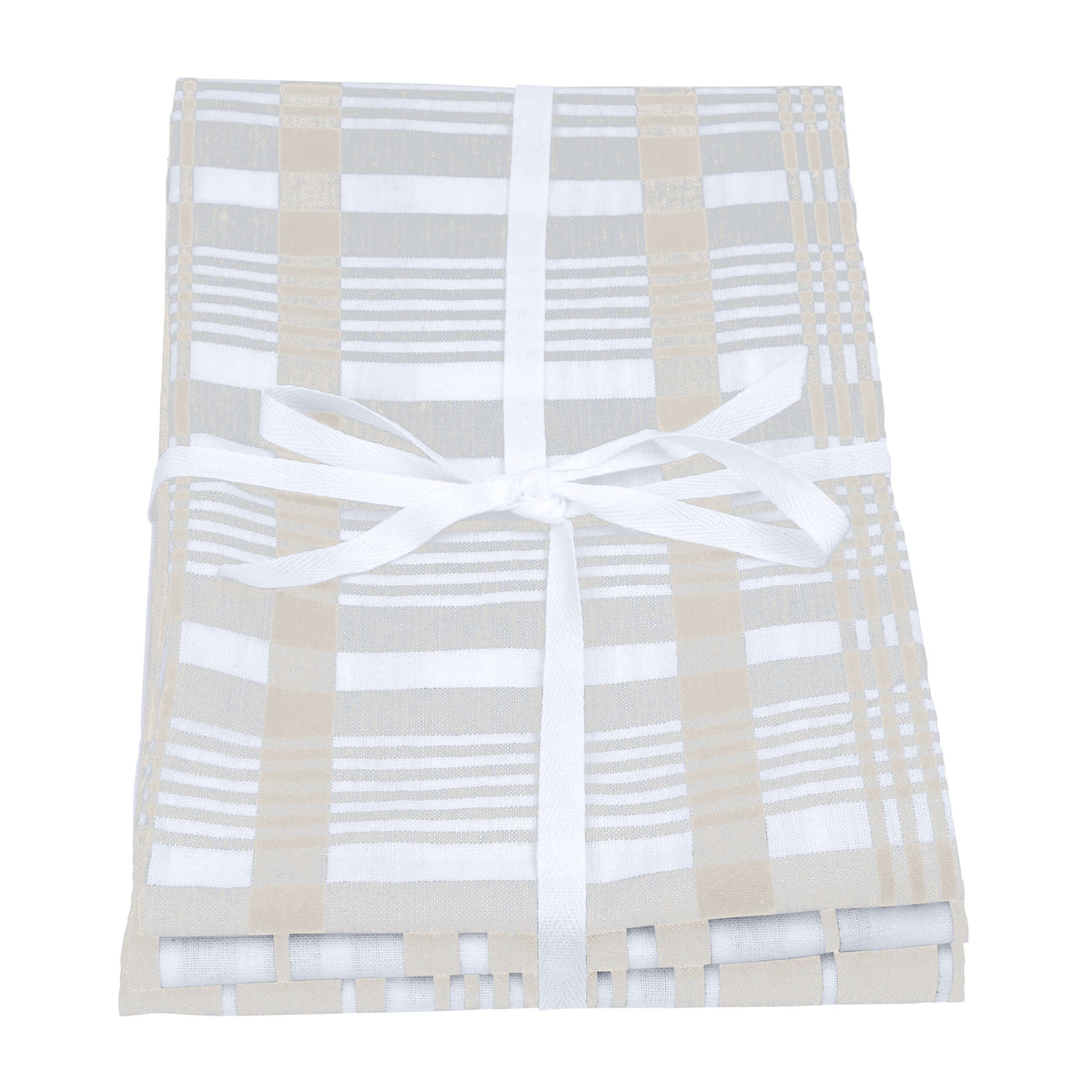 Love Colour Set of 3 Extra Large Tea Towel - Stone by Dexam