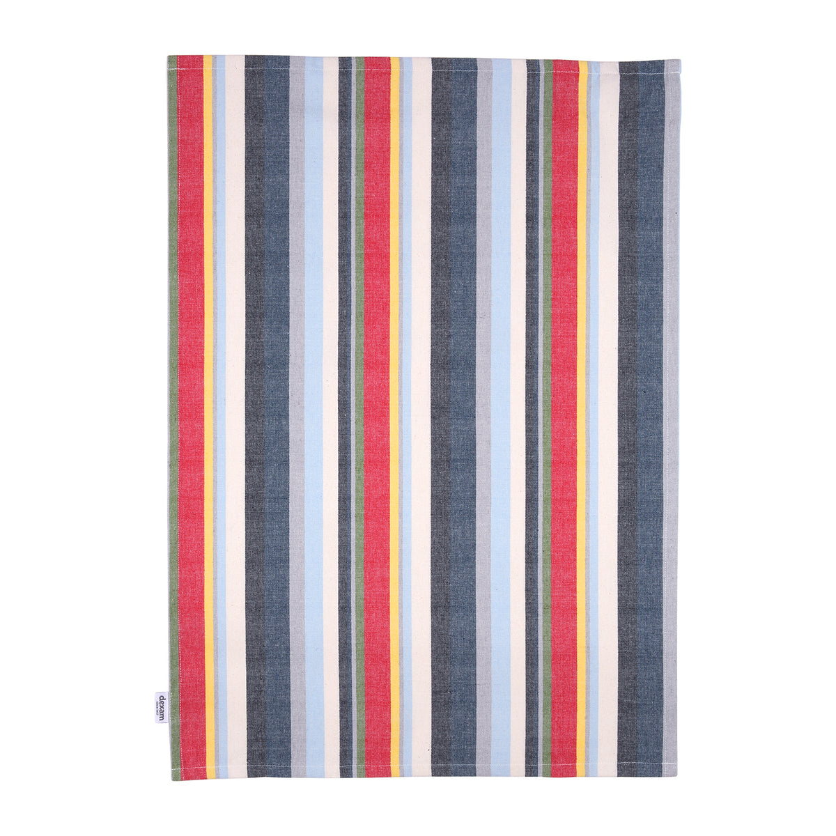 Tea Towels -  Set Of 2 Recycled Cotton in Red By Dexam