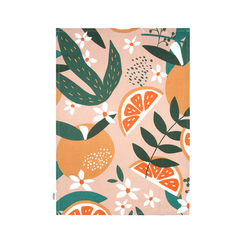 Set of 2 Tea Towels - Exotic Fruit by Dexam