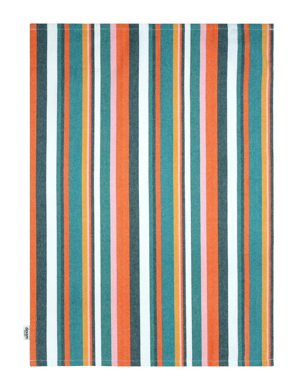 Set Of 2 Recycled Cotton Teal Tea Towels by Dexam