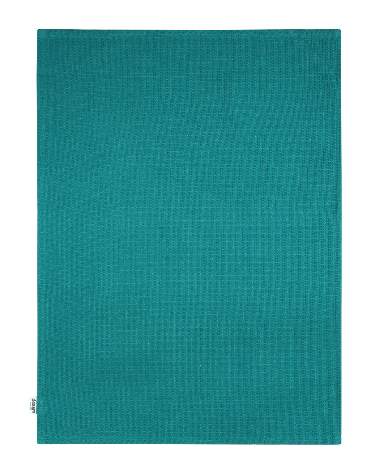 Set Of 2 Recycled Cotton Teal Tea Towels by Dexam