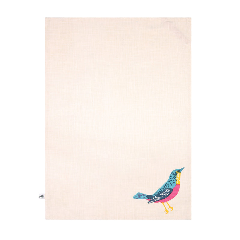 Birds - Set of 2 Organic Tea Towels by RHS
