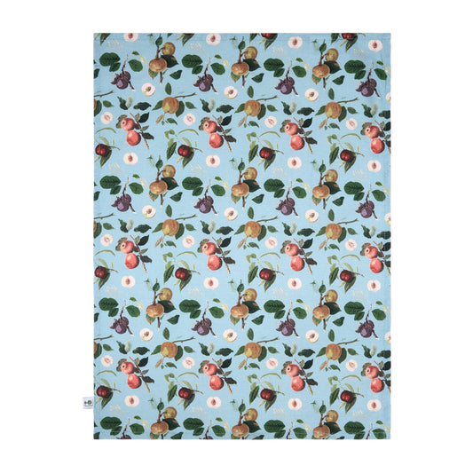 William Hooker Fruit- Set of 2 Organic Tea Towels by RHS