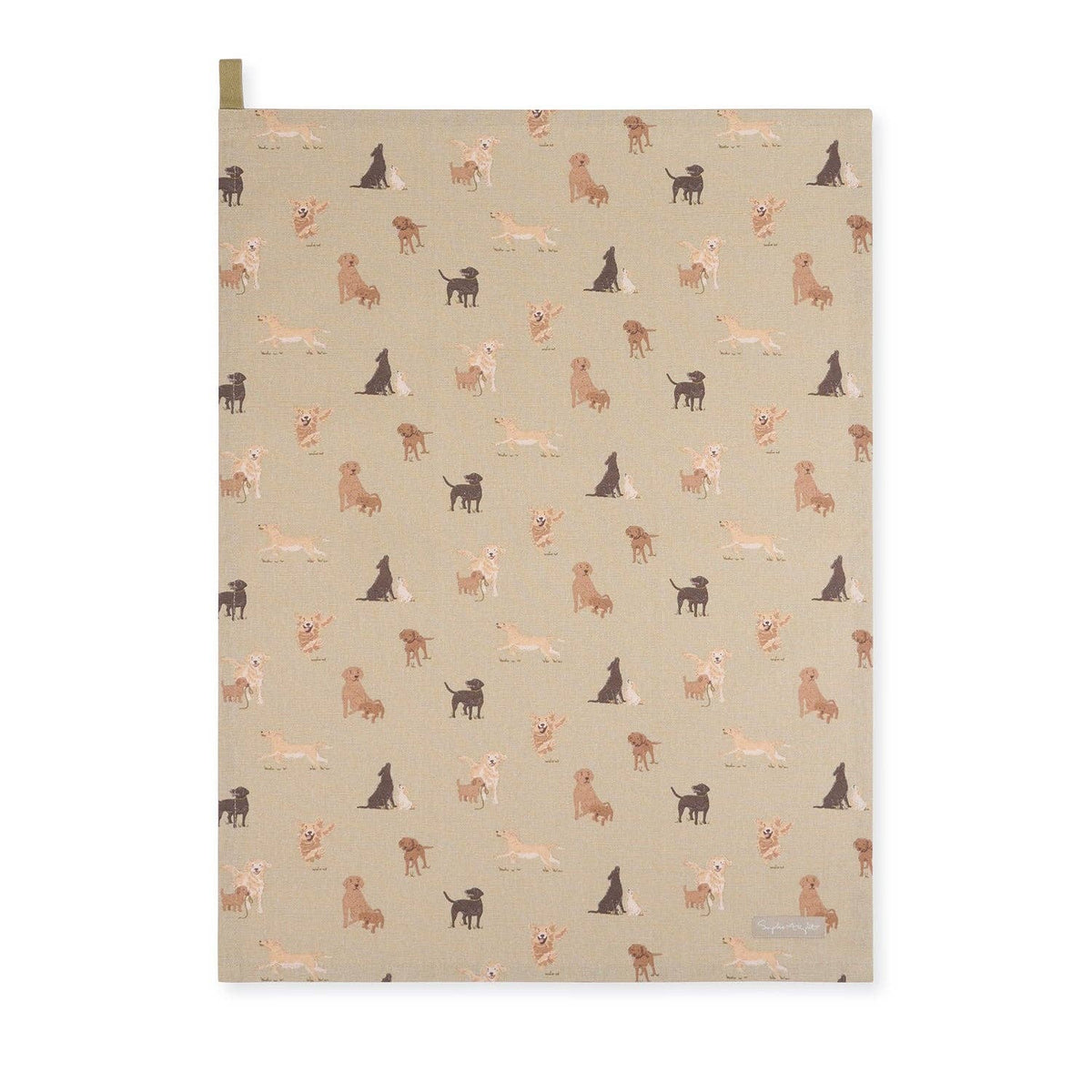 Tea towel - Labradors & Retrievers - Sophie Allport