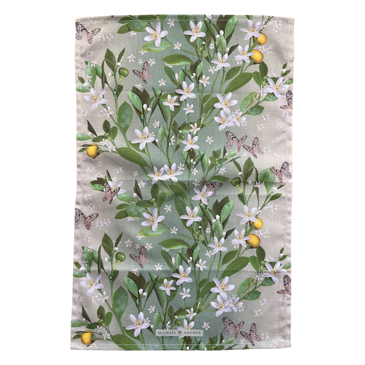 Tea Towel - Michael Angove - Michael Angove Tea towel - Orange Blossoms