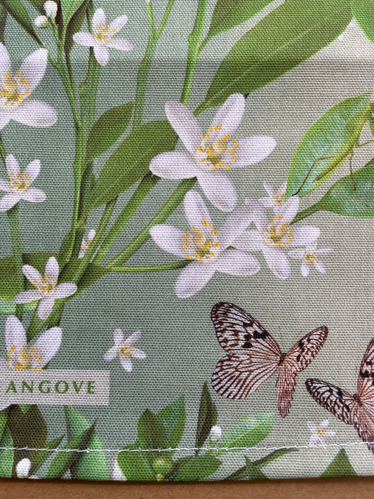 Orange Blossoms Tea towel by Michael Angove