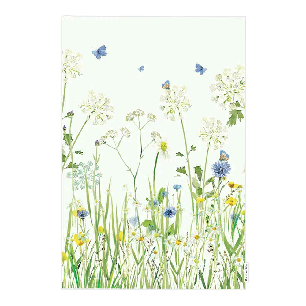 Butterfly Organic Tea Towel by The National Trust