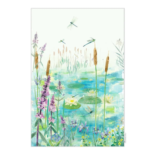 Dragonflies Organic Tea Towel by The National Trust
