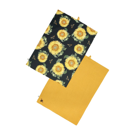 Sunflowers - Set of 2 Tea Towels by RHS