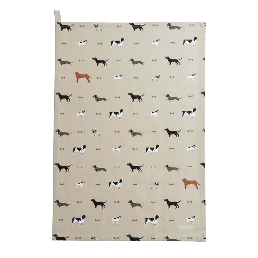 Tea Towel - "Woof" - Sophie Allport