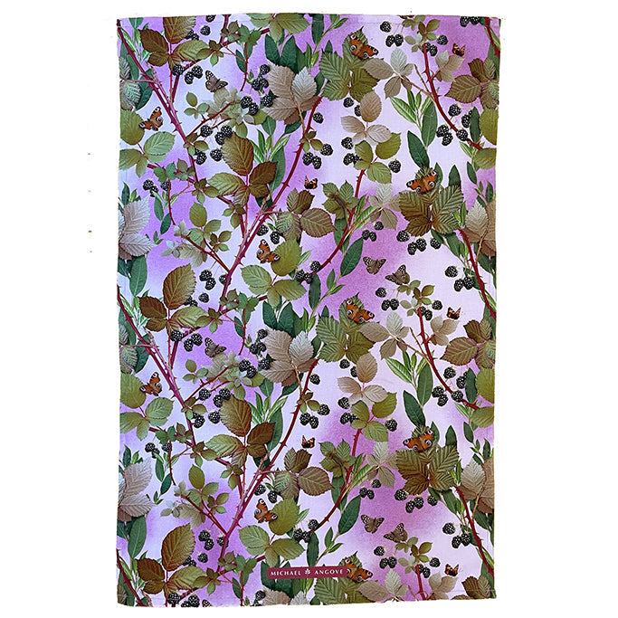 Tea Towel - Michael Angove - Michael Angove Blackberries Tea Towel