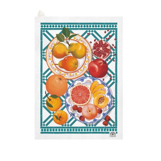 Tea Towel - "Fruit" by Printer Johnson